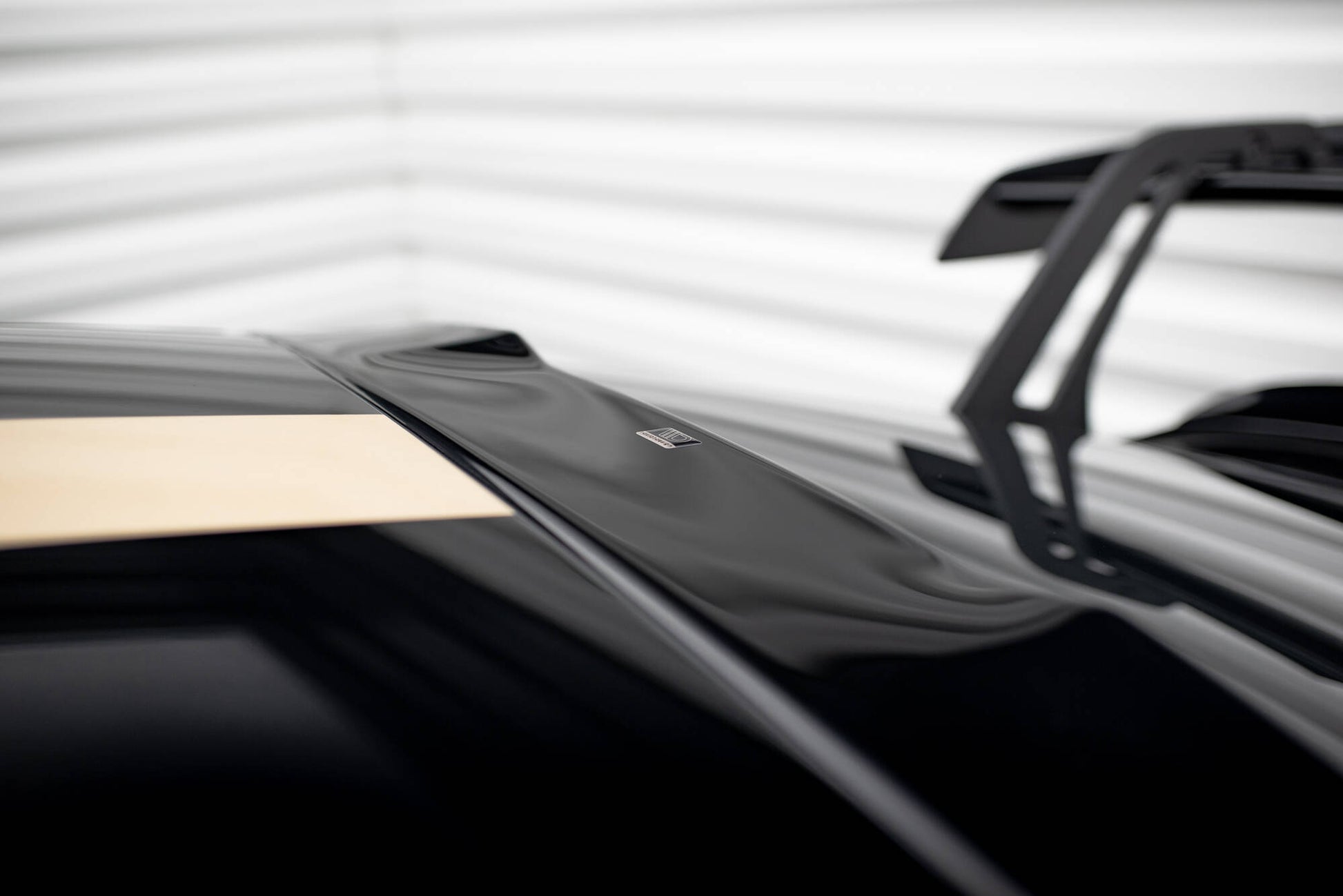 Maxton Heckscheiben Spoiler für Porsche 911 992 GT3 schwarz Hochglanz