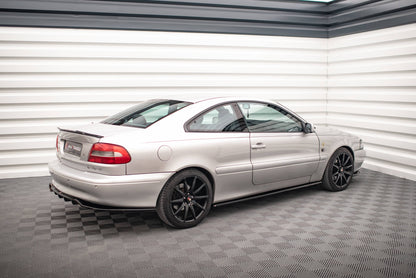 Maxton Seitenschweller Ansatz für Volvo C70 Mk1 schwarz Hochglanz