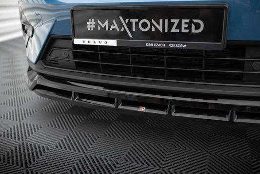 Maxton Front Ansatz für Volvo C40 Mk1 schwarz Hochglanz