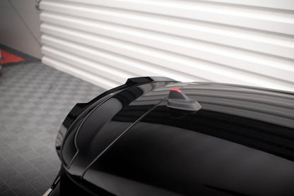 Maxton Spoiler CAP für Mini Cooper Clubman John Cooper Works F54 Facelift schwarz Hochglanz