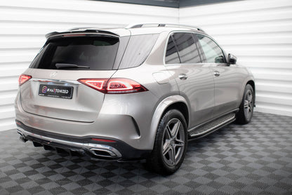 Maxton Seitenschweller Ansatz für Mercedes-AMG / AMG-Line GLE W167  schwarz Hochglanz