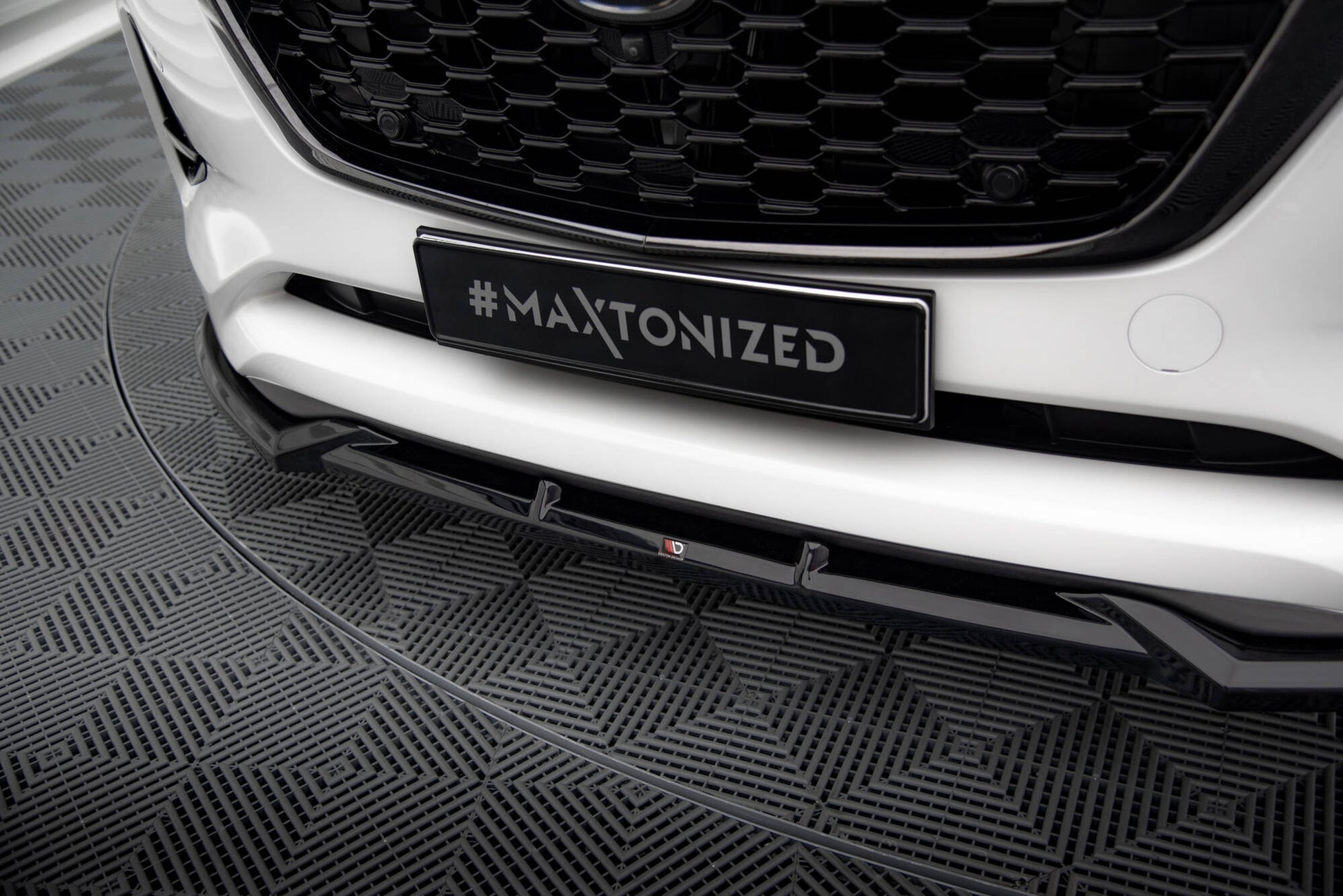 Maxton Front Ansatz V.1 für Mazda CX-60 Mk1 schwarz Hochglanz