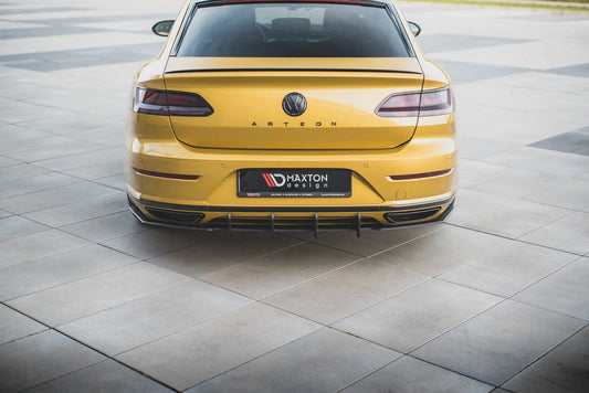 Maxton Robuste Racing Diffusor Heck Ansatz für Volkswagen Arteon R-Line