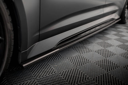 Maxton Set of Carbon Fiber Splitters Audi RS6 C8 schwarz matt