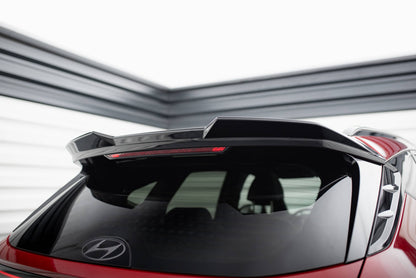 Maxton Spoiler CAP für 3D Hyundai Tucson N-Line Mk4 schwarz Hochglanz