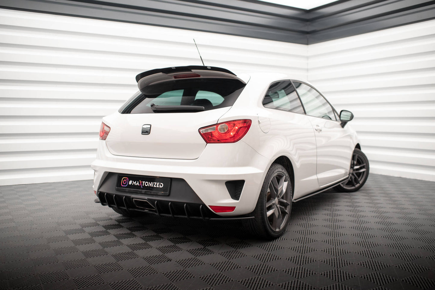 Maxton Street Pro Heckschürze für Seat Ibiza Cupra Sport Coupe Mk4