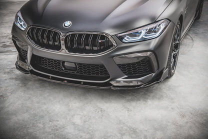Maxton Front Ansatz V.1 +Flaps für BMW M8 Gran Coupe F93