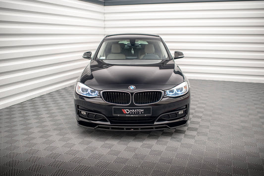 Maxton Front Ansatz für BMW 3er GT F34 schwarz Hochglanz