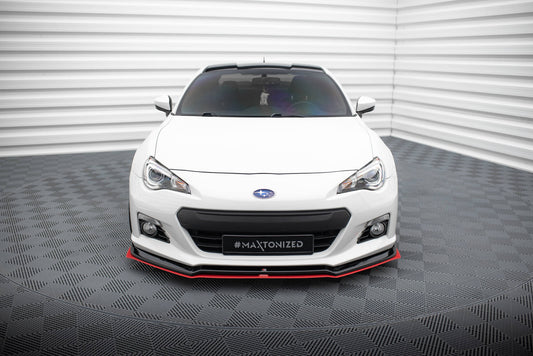 Maxton Front Ansatz V.3 für Subaru BRZ schwarz Hochglanz