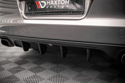 Maxton Diffusor Heck Ansatz für Porsche Panamera / Panamera Diesel 970 Carbon Look