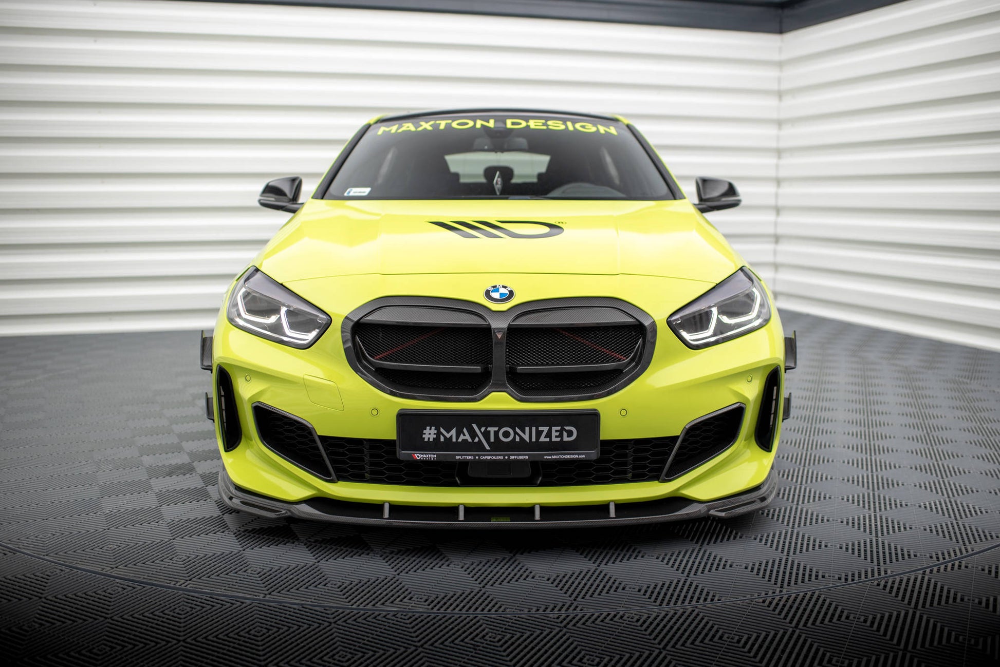 Maxton Carbon Fiber Front Bumper Side Vents BMW 1er F40 M-Paket/ M135i