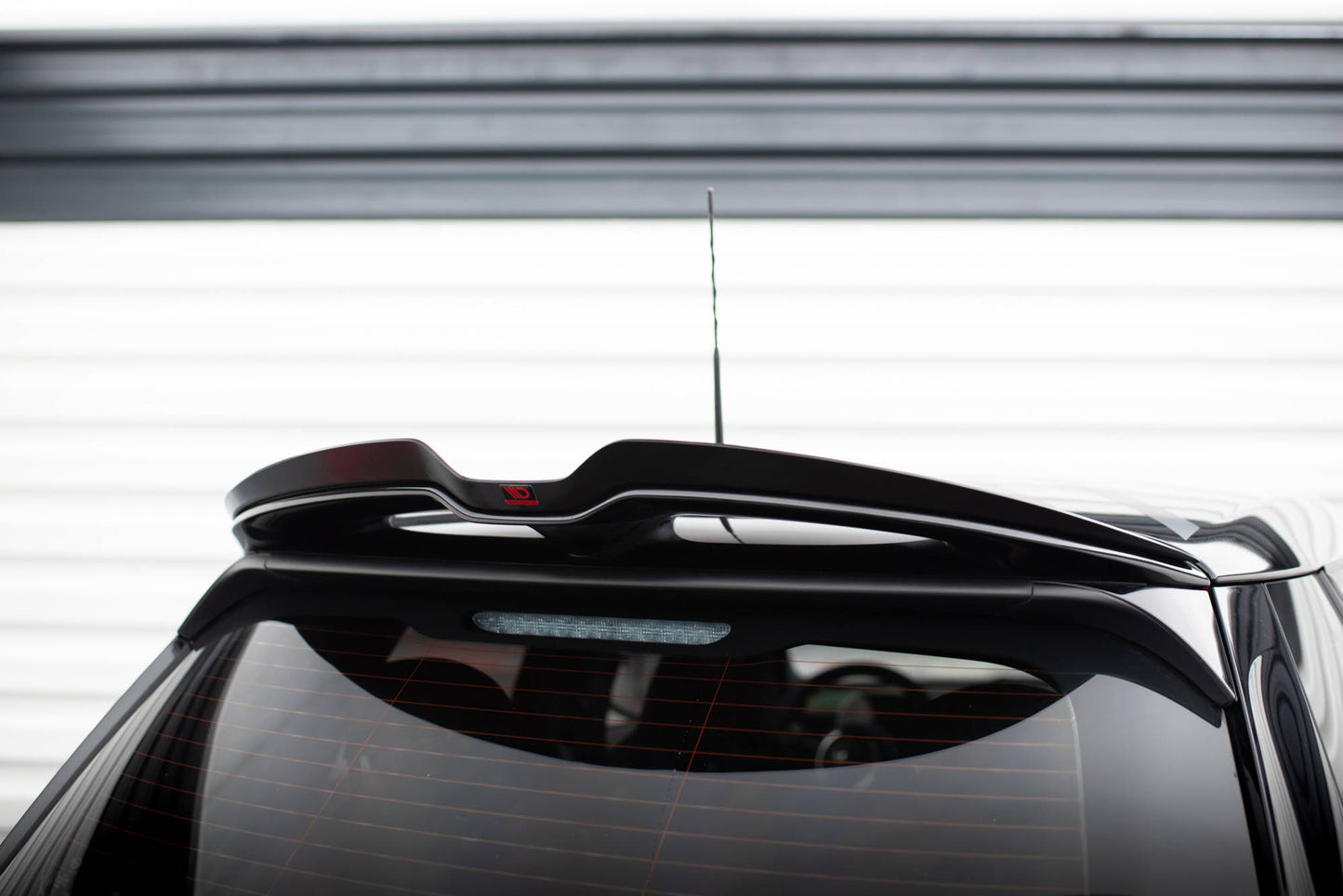 Maxton Spoiler CAP für Mini Cooper John Cooper S Works F56 Facelift schwarz Hochglanz