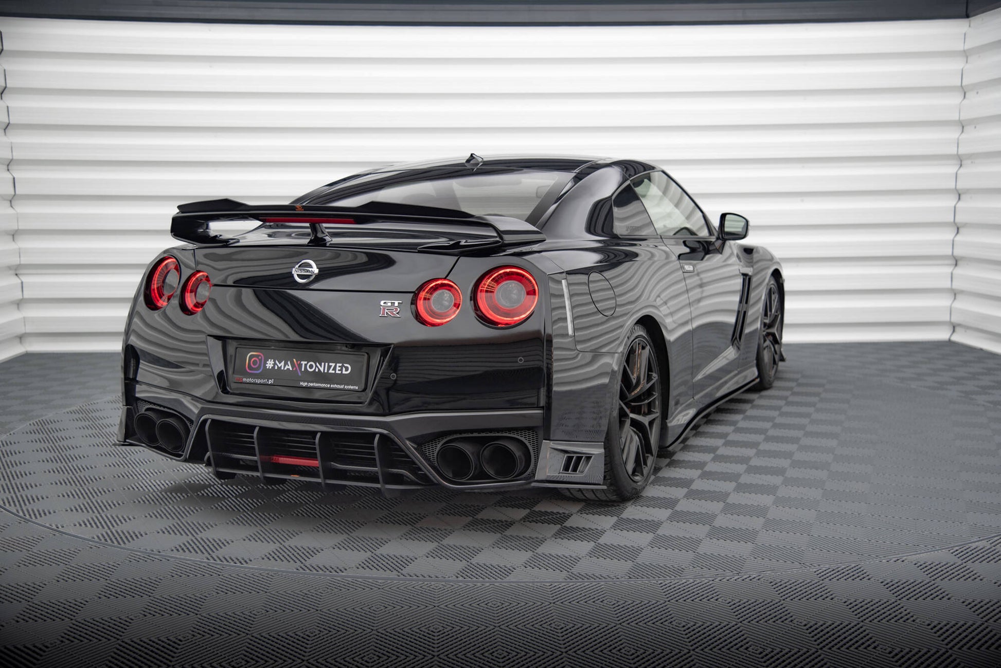 Maxton Street Pro Heckschürze für Nissan GTR R35 Facelift