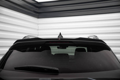 Maxton Spoiler CAP für Mazda 6 Kombi Mk3 Facelift schwarz Hochglanz