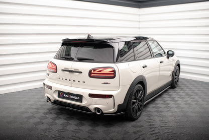 Maxton Heck Ansatz Flaps Diffusor für Mini Cooper Clubman John Cooper Works F54 Facelift schwarz Hochglanz