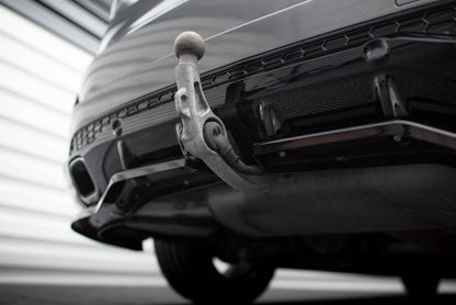 Maxton Mittlerer Diffusor Heck Ansatz DTM Look für Ford S-Max ST-Line Mk2 schwarz Hochglanz