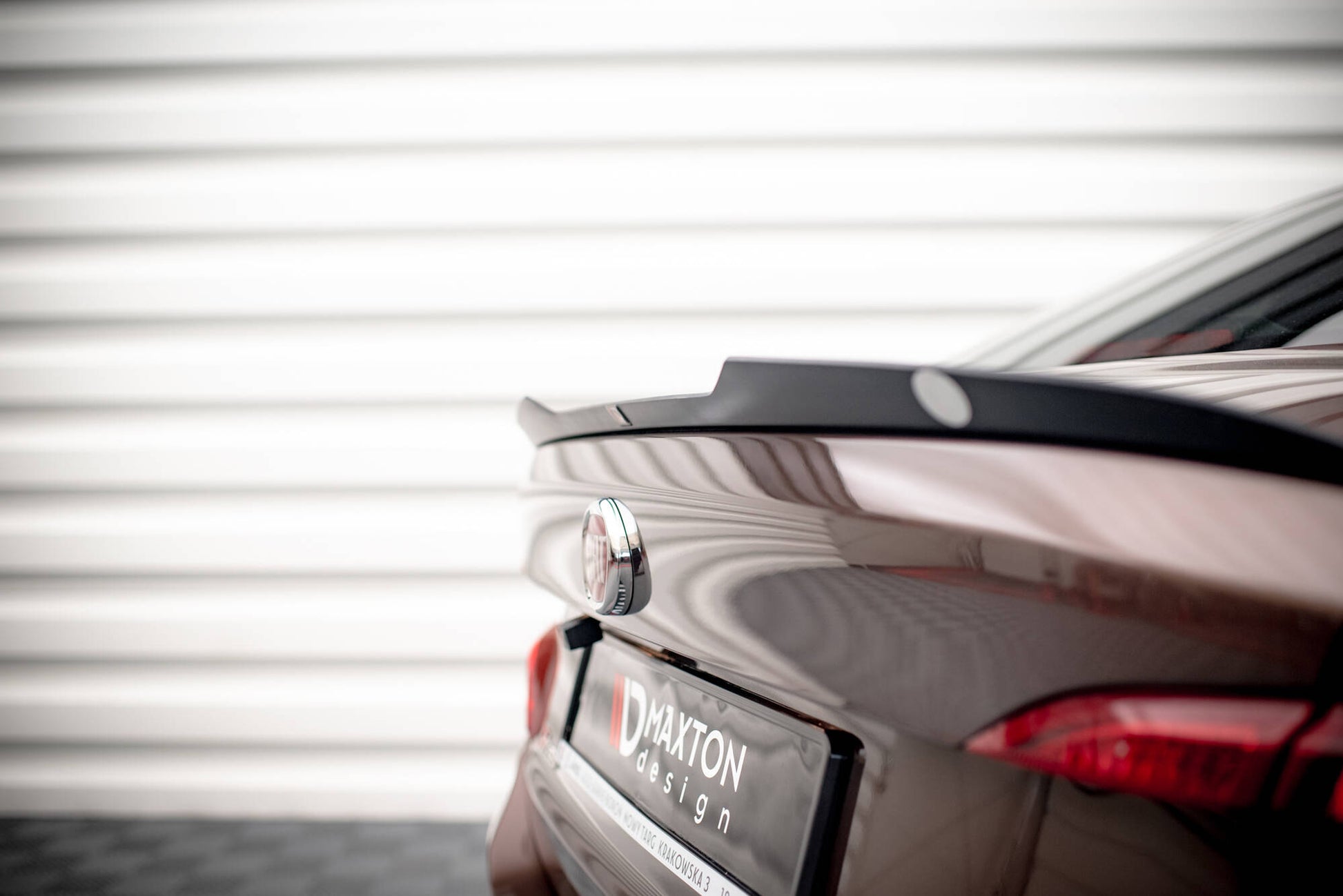 Maxton Spoiler CAP für Fiat Tipo S Limousine Mk1 schwarz Hochglanz