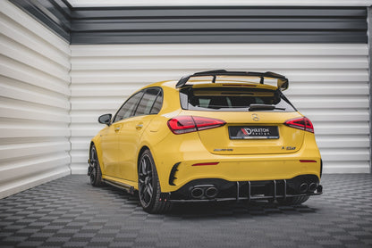 Maxton Rennen Street Pro Heckschürze für Mercedes-AMG A45 S Aero Pack W177