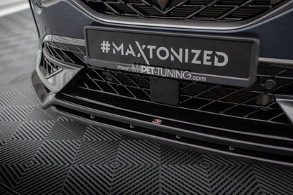 Maxton Front Ansatz V.5 für Cupra Formentor Mk1 schwarz Hochglanz