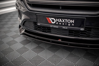 Maxton Front Ansatz V.1 für Ford Escape ST-Line Mk3 schwarz Hochglanz