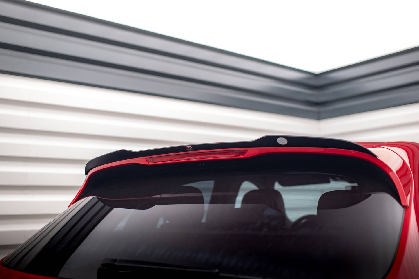 Maxton Spoiler CAP für Porsche Macan Mk1 Facelift schwarz Hochglanz