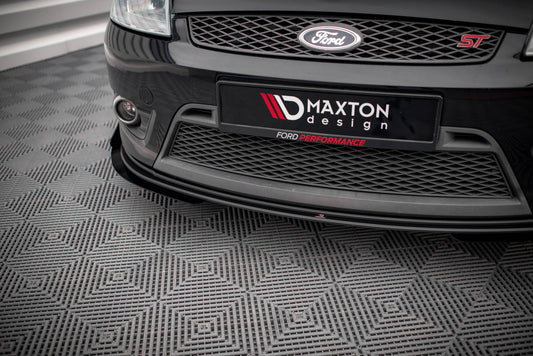 Maxton Front Flaps Ford Fiesta ST Mk6 schwarz Hochglanz