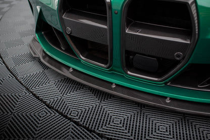 Maxton Set of Carbon Fiber Splitters BMW M3 G80 Limousine schwarz matt