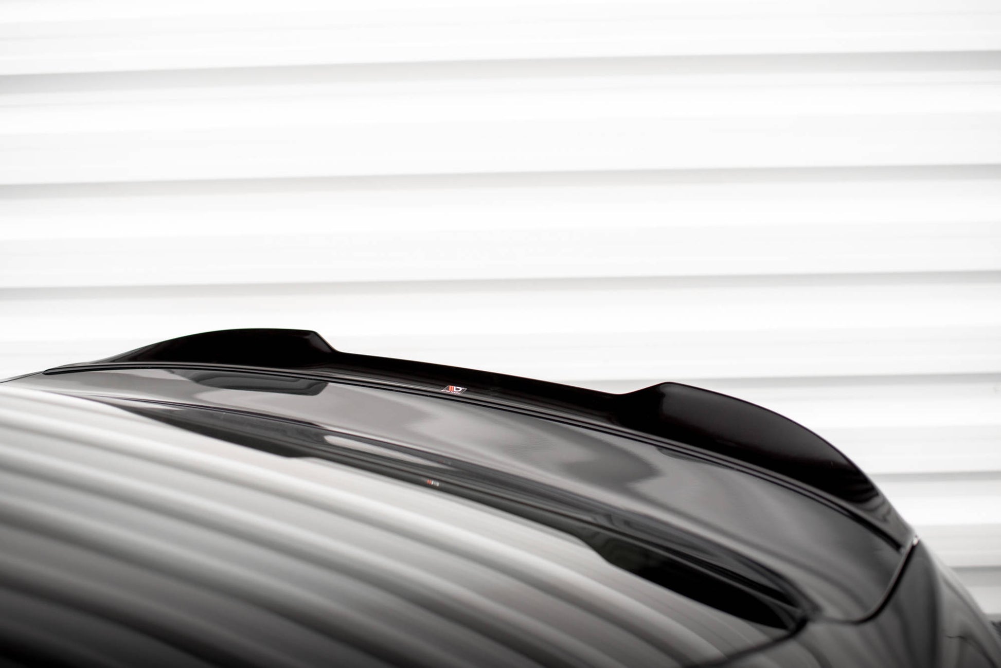 Maxton Spoiler CAP für 3D BMW 4er Gran Coupe Standard / M-Paket F36 schwarz Hochglanz