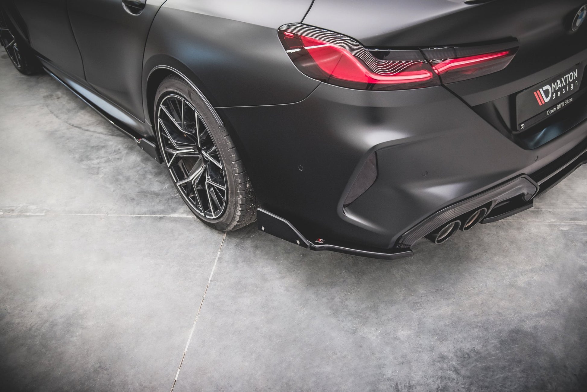Maxton Heck Ansatz Flaps Diffusor V.1 +Flaps für BMW M8  Gran Coupe F93 / Coupe F92