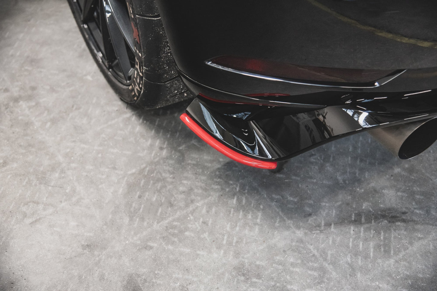 Maxton Heck Ansatz Flaps Diffusor für VW Golf 7 GTI TCR