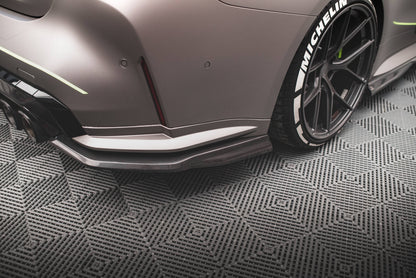 Maxton Carbon Fiber Heck Ansatz Flaps Diffusor für BMW M4 G82