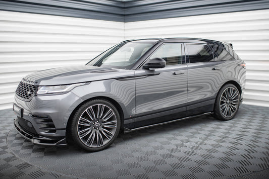 Maxton Seitenschweller Ansatz für Land Rover Range Rover Velar R-Dynamic Mk1 schwarz Hochglanz