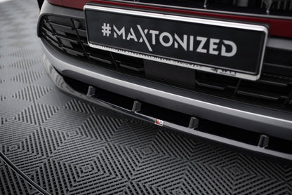 Maxton Front Ansatz V.1 für Hyundai Tucson N-Line Mk4 schwarz Hochglanz