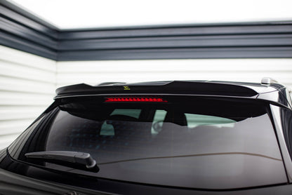 Maxton Spoiler CAP für Peugeot 3008 GT-Line Mk2 Facelift schwarz Hochglanz