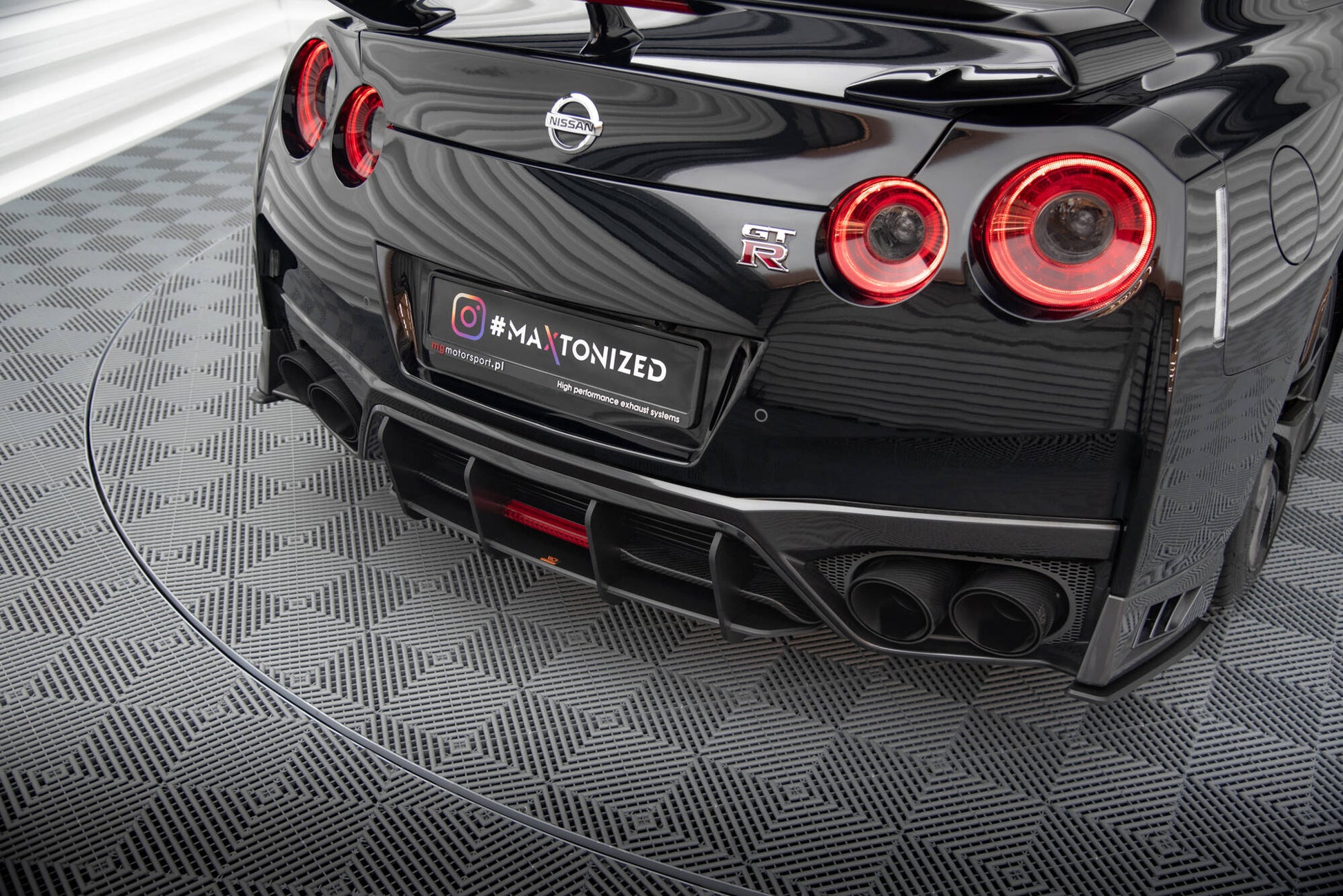 Maxton Street Pro Heckschürze für Nissan GTR R35 Facelift