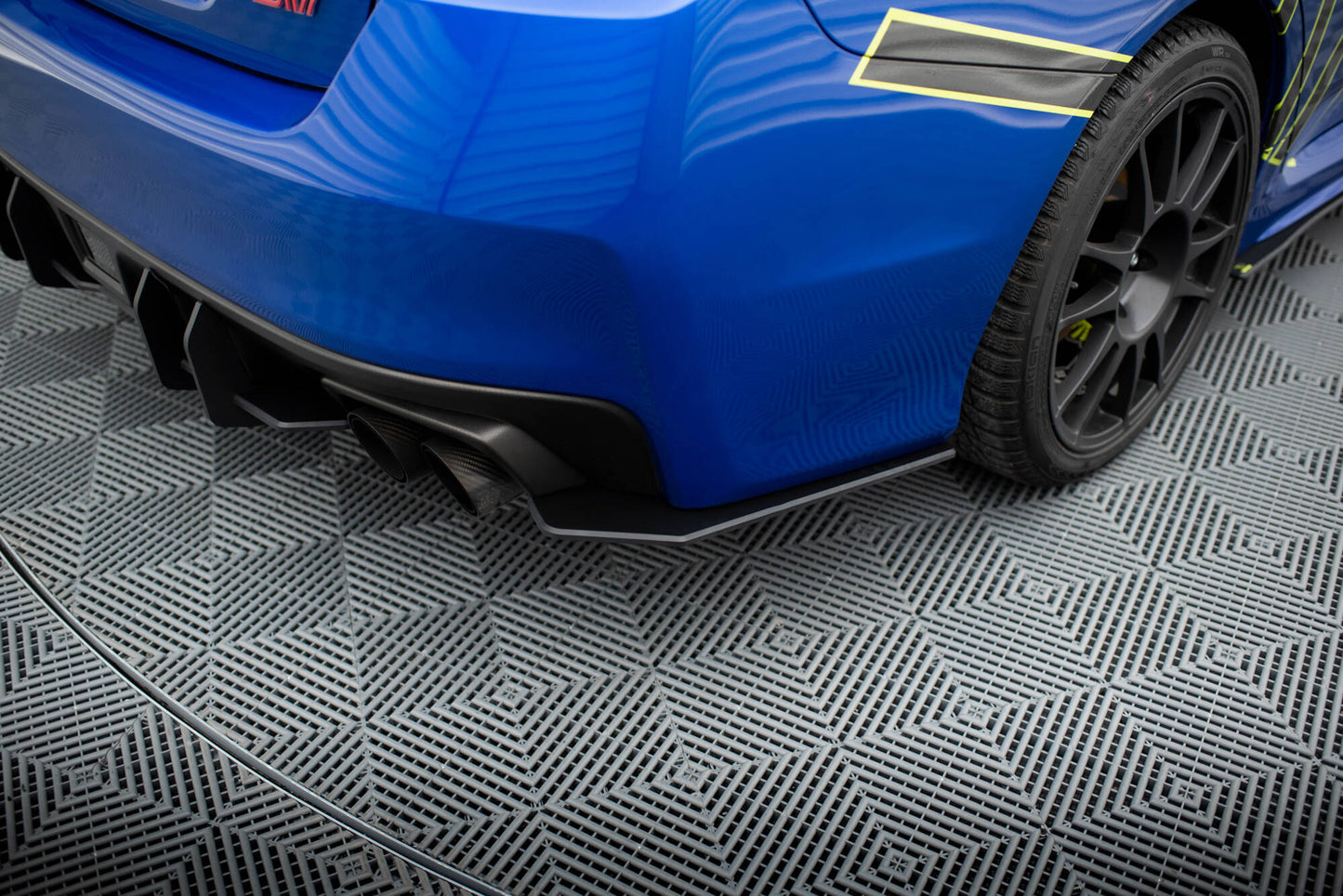 Maxton Street Pro Heck Ansatz Flaps Diffusor für  Subaru WRX STI Mk1