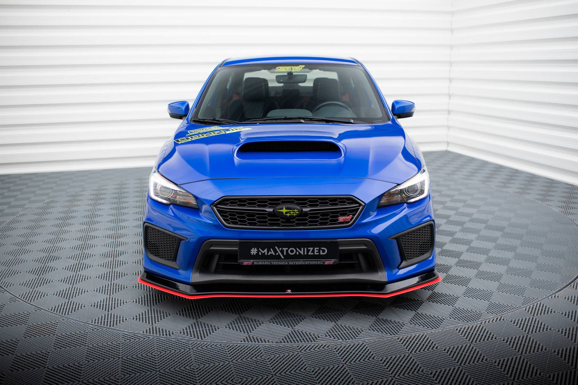 Maxton Front Ansatz V.2 für Subaru WRX STI Mk1 Facelift