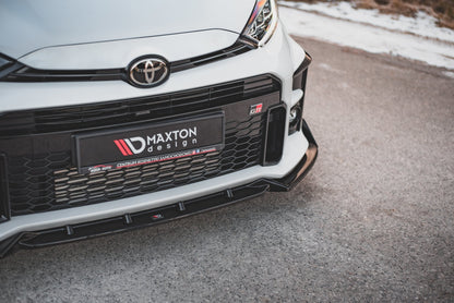 Maxton Front Ansatz V.2 +Flaps für Toyota GR Yaris Mk4