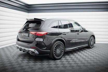 Maxton Mittlerer Diffusor Heck Ansatz DTM Look für Mercedes-Benz GLC AMG-Line X254 schwarz Hochglanz