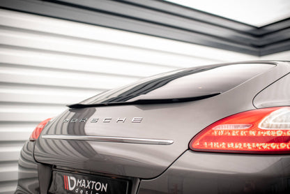 Maxton Spoiler CAP für Porsche Panamera / Panamera Diesel 970 schwarz Hochglanz