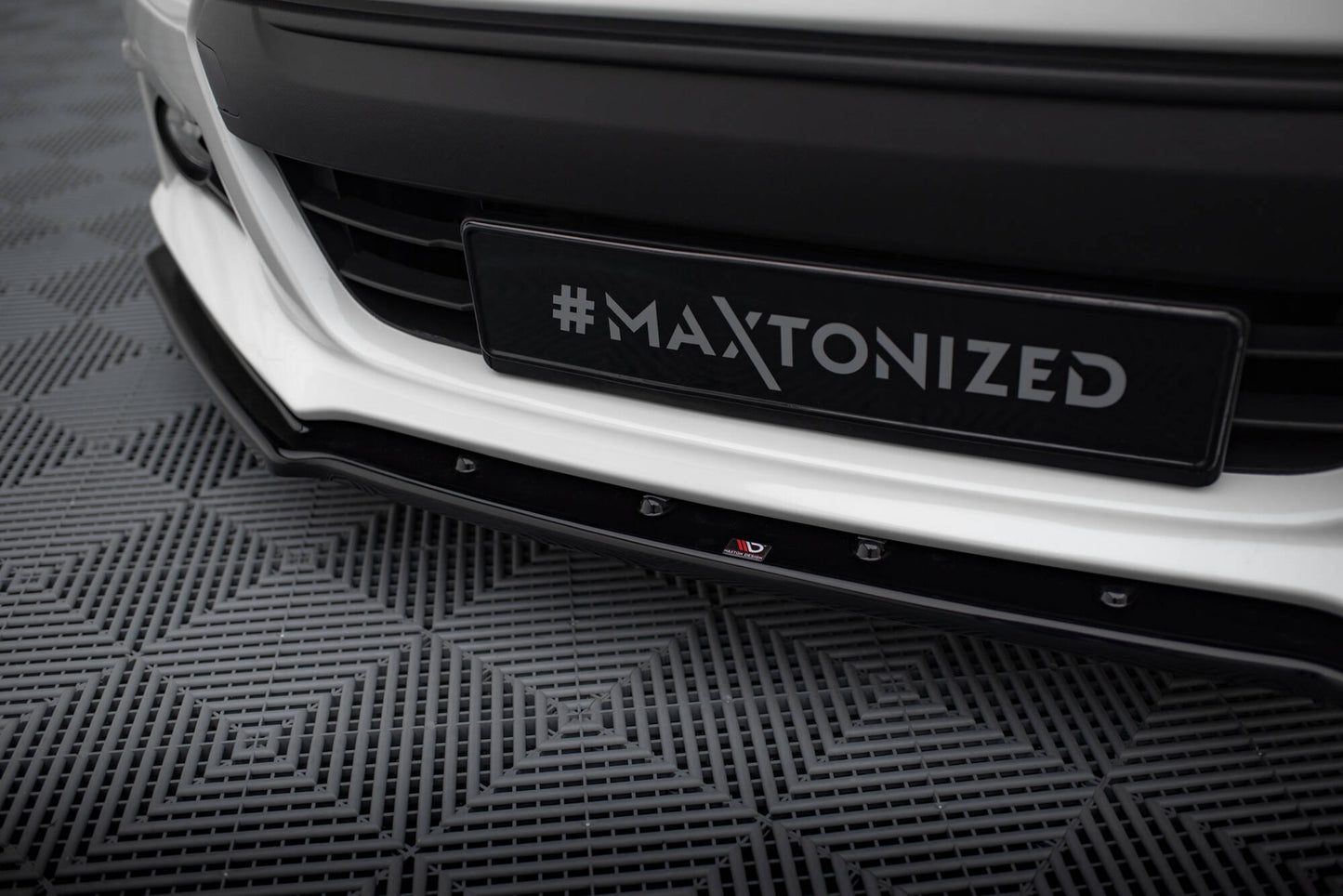 Maxton Front Ansatz V.4 für Subaru BRZ schwarz Hochglanz