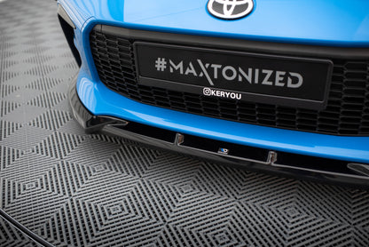 Maxton Front Ansatz V.1 für Toyota GR86 Mk1 schwarz Hochglanz