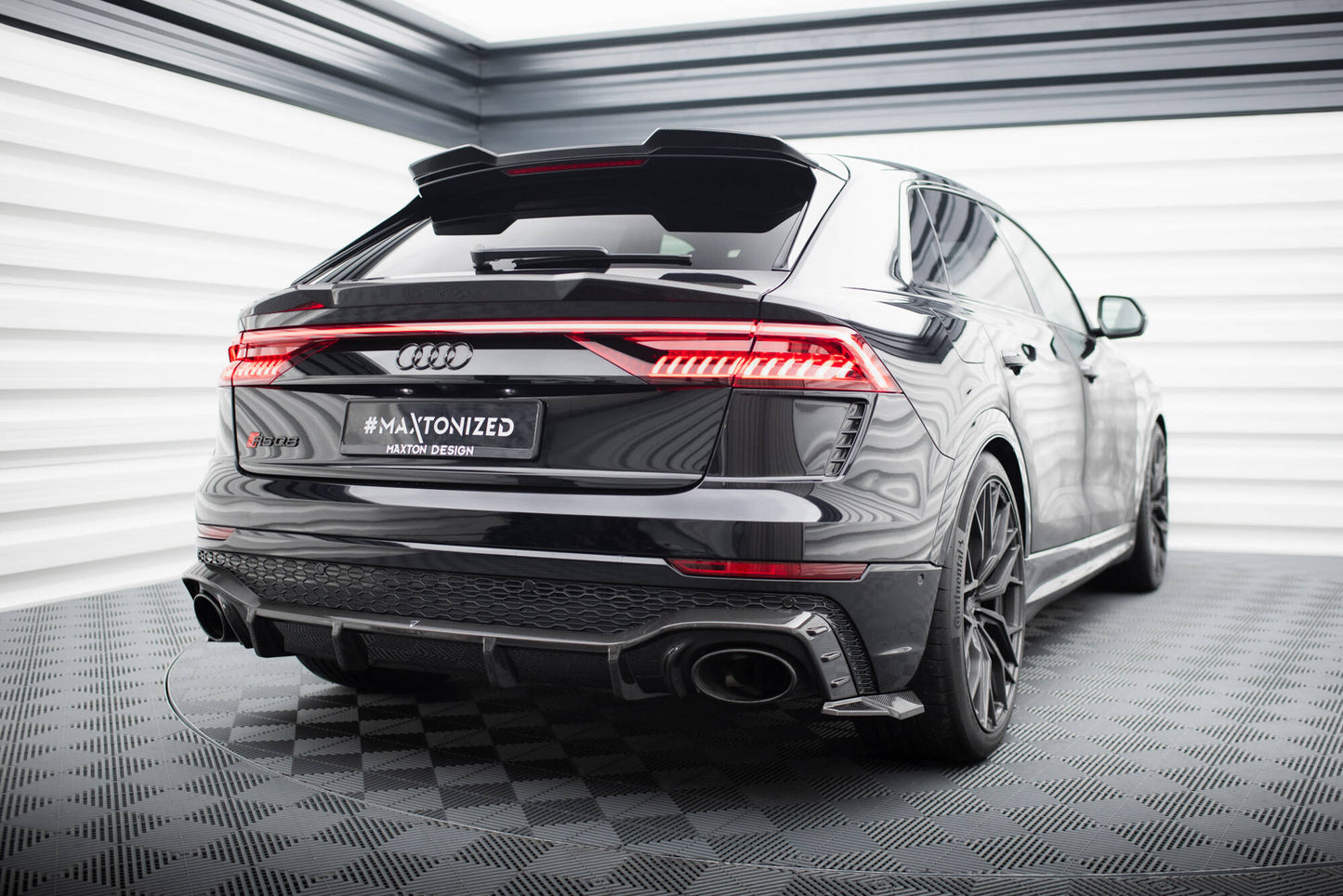 Maxton Carbon Fiber Heckklappenspoiler (Höher) Audi RSQ8 Mk1