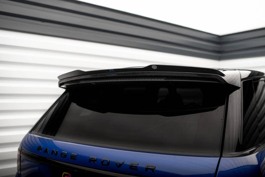 Maxton Spoiler CAP für Land Rover Range Rover Sport SVR Mk2 schwarz Hochglanz