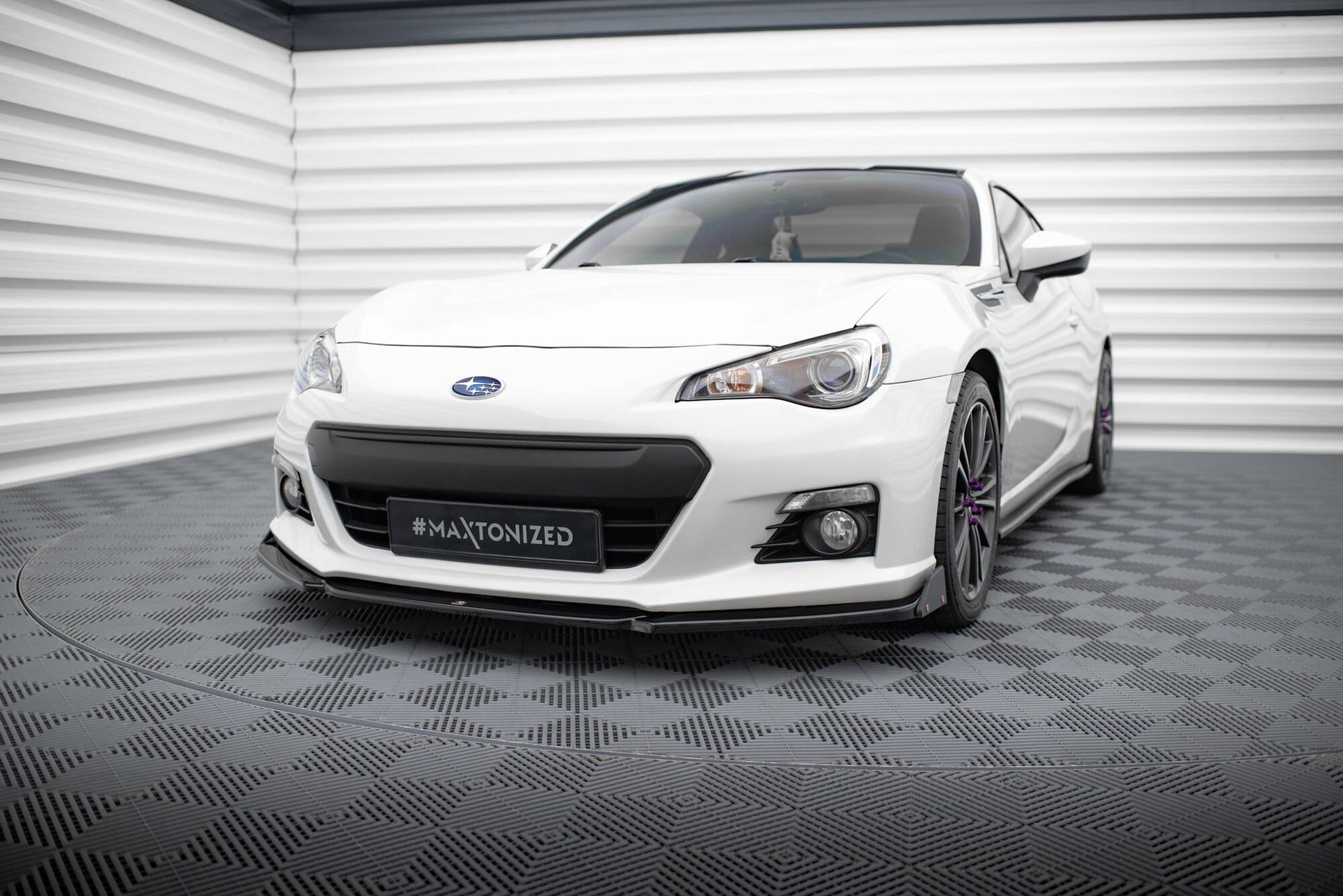 Maxton Front Ansatz V.1 +Flaps für Subaru BRZ