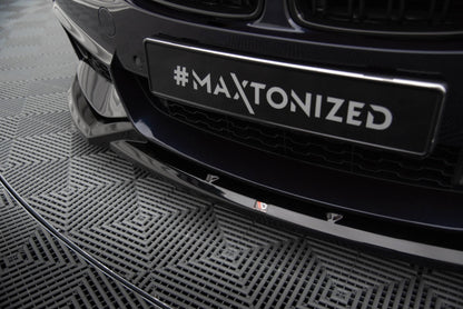 Maxton Front Ansatz V.5 für BMW 4er Coupe / Gran Coupe / Cabrio M-Paket F32 / F36 / F33 schwarz Hochglanz