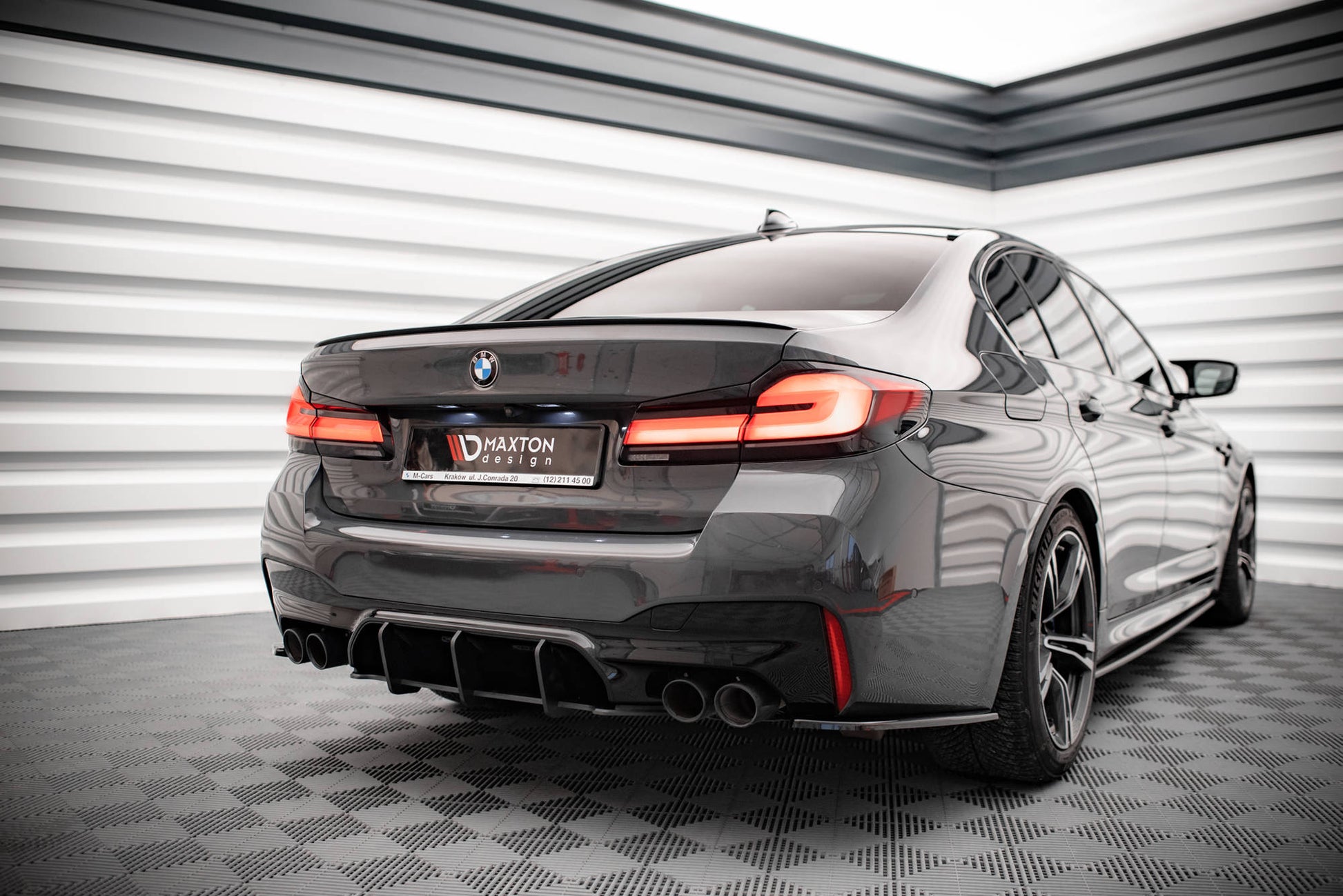 Maxton Street Pro Heckschürze für BMW M5 F90