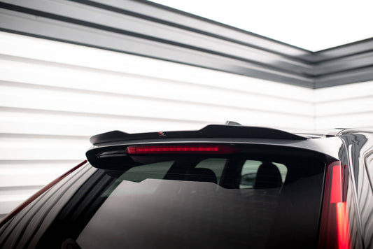 Maxton Spoiler CAP für Volvo V90 R-Design Mk2 schwarz Hochglanz