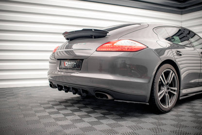 Maxton Diffusor Heck Ansatz für Porsche Panamera / Panamera Diesel 970 Carbon Look