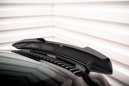 Maxton Spoiler CAP für Porsche 911 Turbo S 992 schwarz Hochglanz